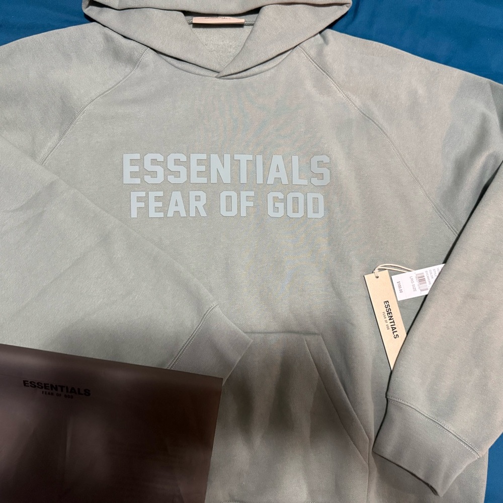 Fear of God Green Sweatshirt Hoodie - Picture 2 of 11